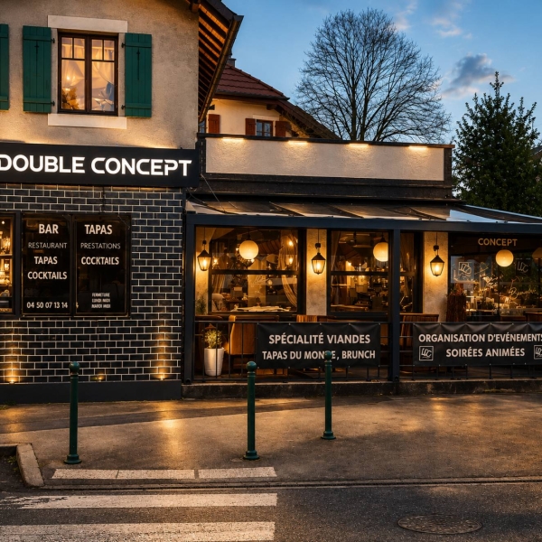 Évènements - Le Double Concept - restaurant VILLE-LA-GRAND - Resto Annemasse